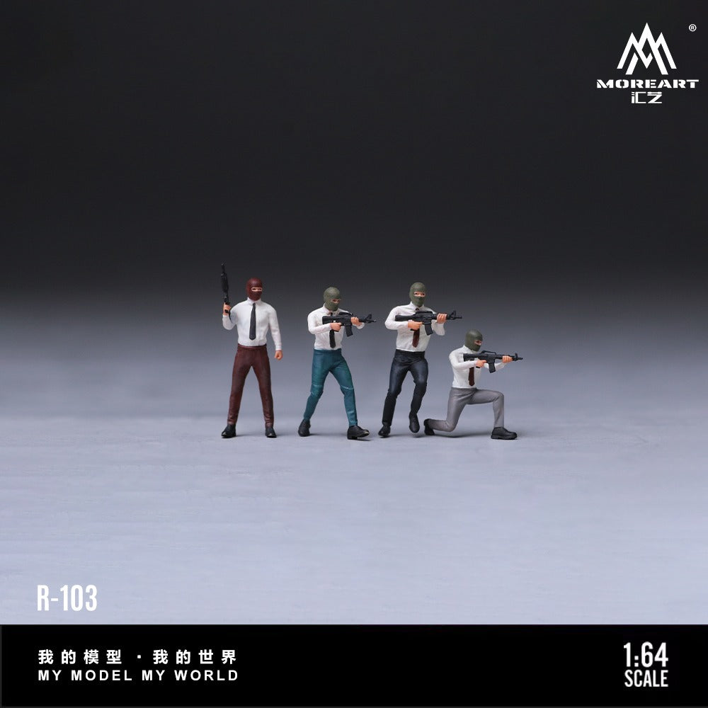 MO223103 Bandit Set - Realistic Resin Model - Front View 