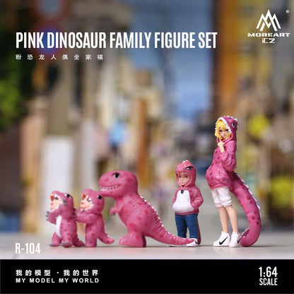 MO223104
Group photo of the pink dinosaur figurines- Side View 