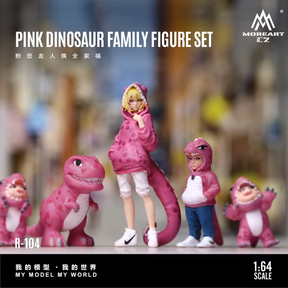 MO223104
Group photo of the pink dinosaur figurines- Front View 