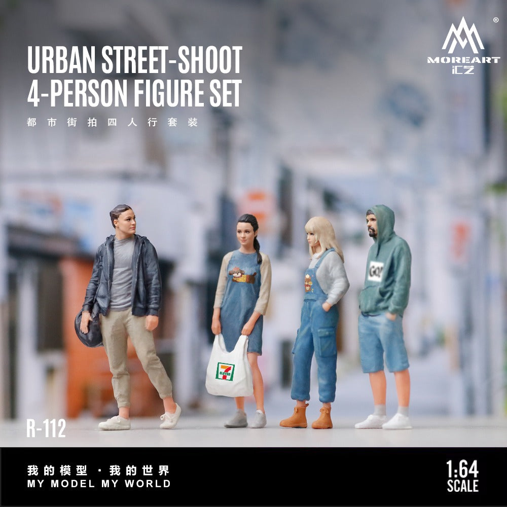 (Pre-Order) (MO223112) Urban Street Photography Four-Person Group Set