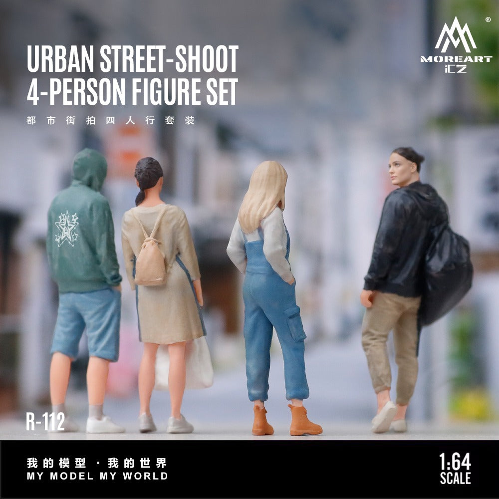 (Pre-Order) (MO223112) Urban Street Photography Four-Person Group Set