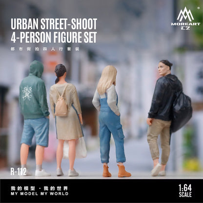 (Pre-Order) (MO223112) Urban Street Photography Four-Person Group Set