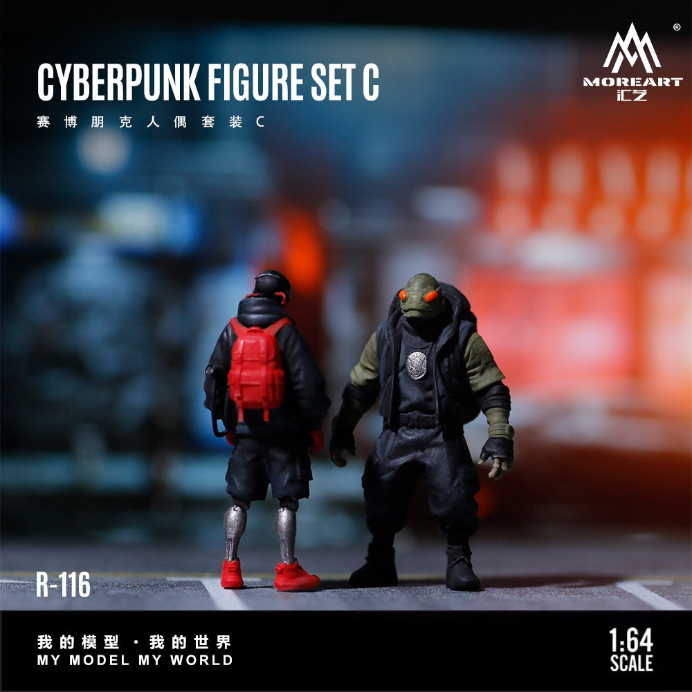(Pre-Order)(MO223116) Cyberpunk Figure Set C - Detailed Resin Model