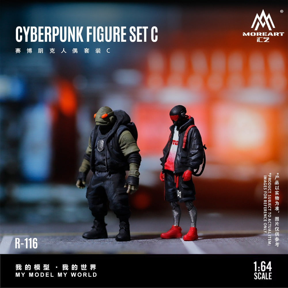(Pre-Order)(MO223116) Cyberpunk Figure Set C - Detailed Resin Model