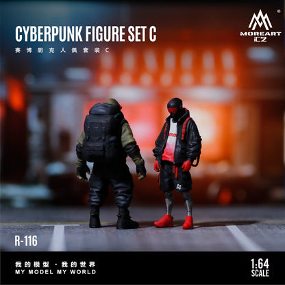 (Pre-Order)(MO223116) Cyberpunk Figure Set C - Detailed Resin Model