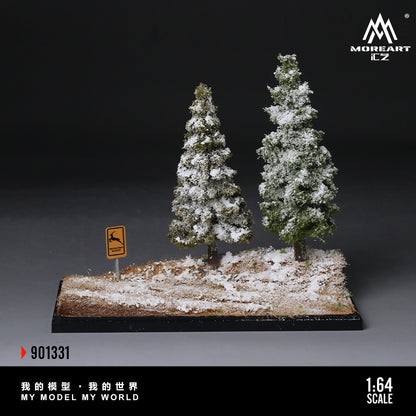 (MO901331) Simulation Model of the Winter Forest with Initial Snowfall Scene