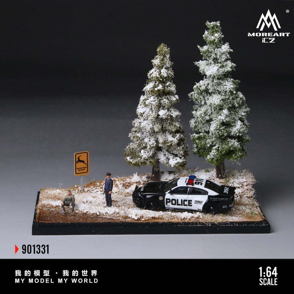 (MO901331) Simulation Model of the Winter Forest with Initial Snowfall Scene