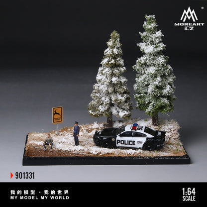 (MO901331) Simulation Model of the Winter Forest with Initial Snowfall Scene