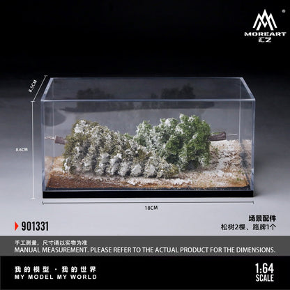 (MO901331) Simulation Model of the Winter Forest with Initial Snowfall Scene
