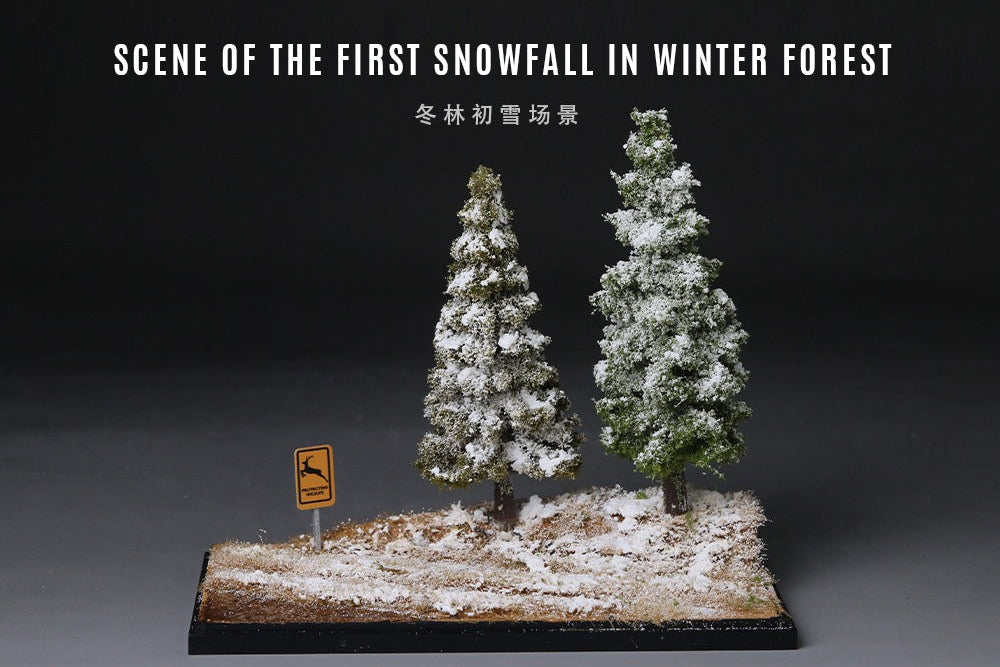 (MO901331) Simulation Model of the Winter Forest with Initial Snowfall Scene
