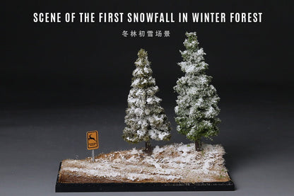 (MO901331) Simulation Model of the Winter Forest with Initial Snowfall Scene