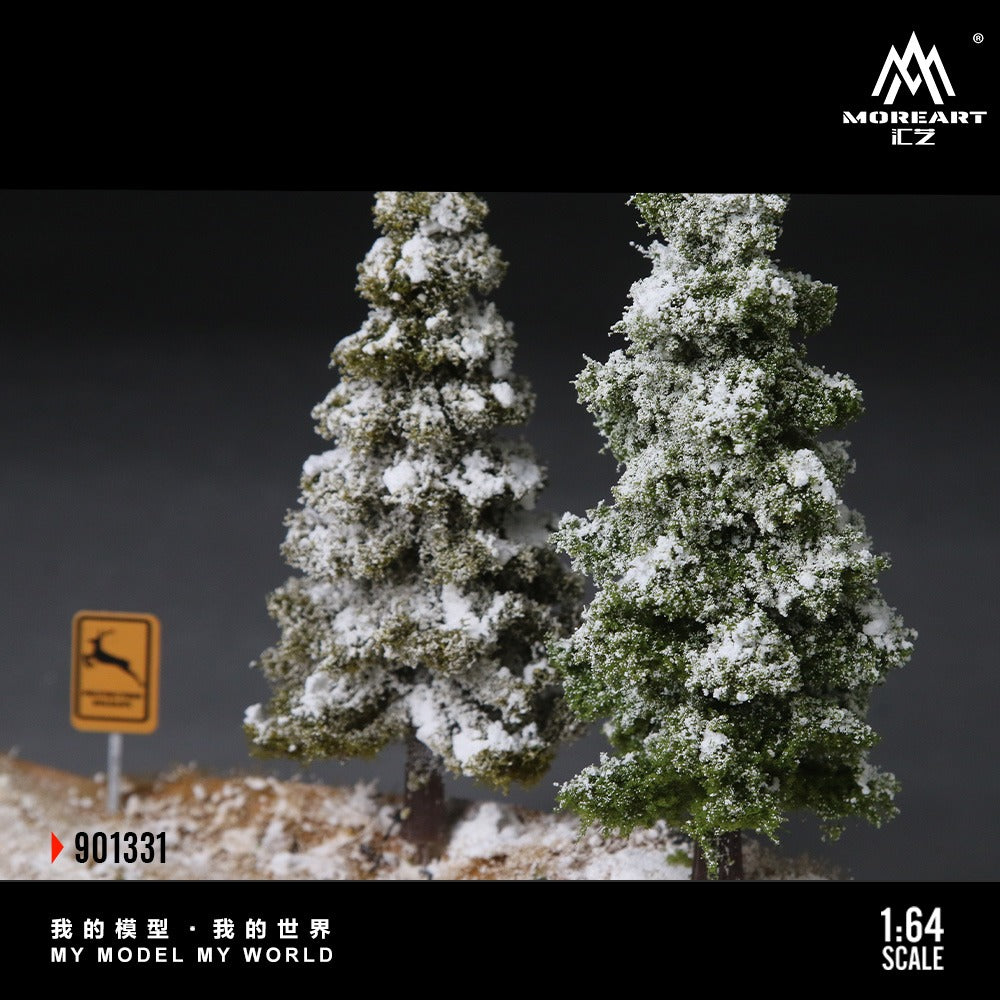 (MO901331) Simulation Model of the Winter Forest with Initial Snowfall Scene