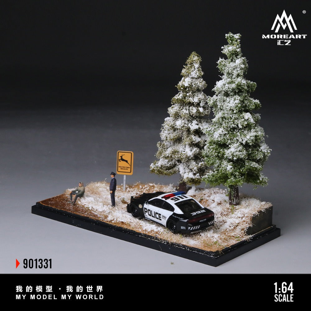 (MO901331) Simulation Model of the Winter Forest with Initial Snowfall Scene