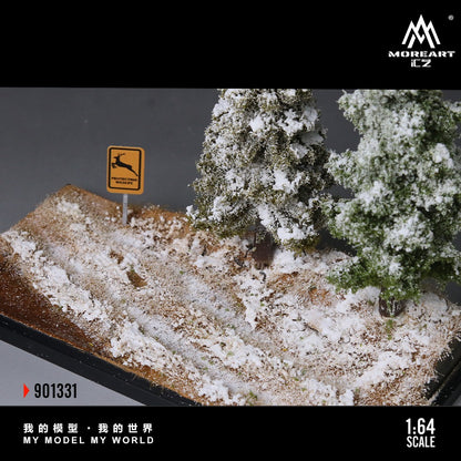 (MO901331) Simulation Model of the Winter Forest with Initial Snowfall Scene