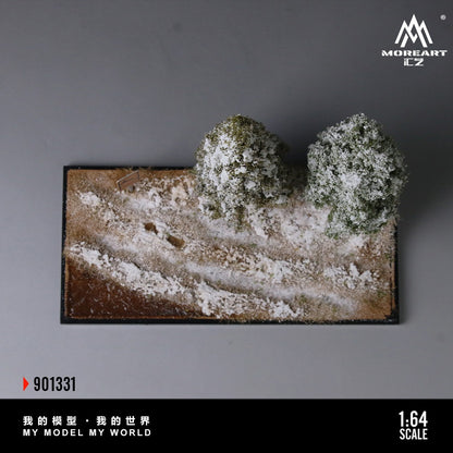 (MO901331) Simulation Model of the Winter Forest with Initial Snowfall Scene