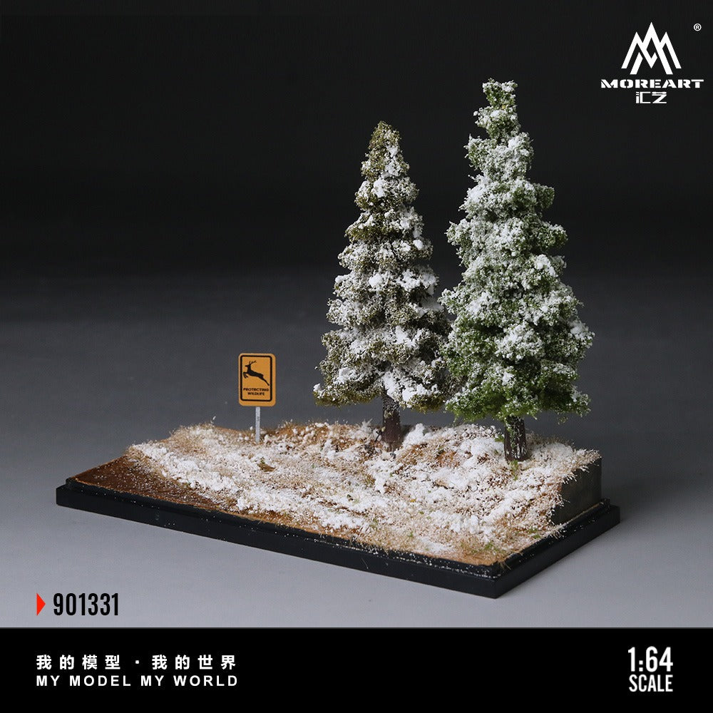 (MO901331) Simulation Model of the Winter Forest with Initial Snowfall Scene