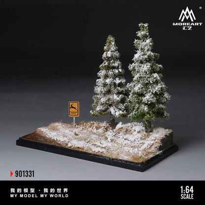 (MO901331) Simulation Model of the Winter Forest with Initial Snowfall Scene