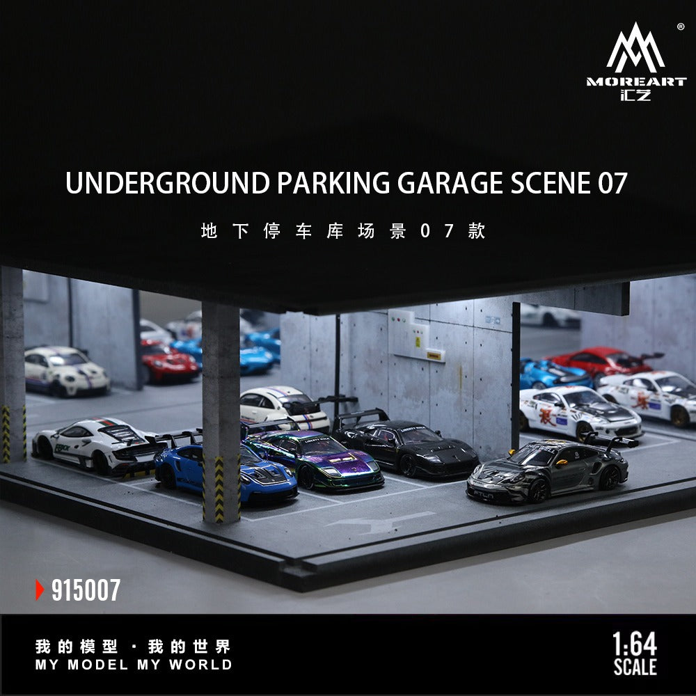 (Pre-Order)(MO915007) Underground Parking Garage Series Lighted Assembly Scene Model