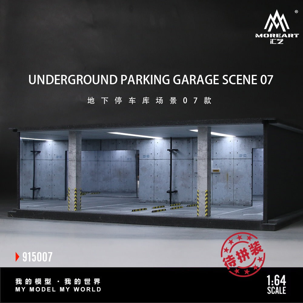 (Pre-Order)(MO915007) Underground Parking Garage Series Lighted Assembly Scene Model