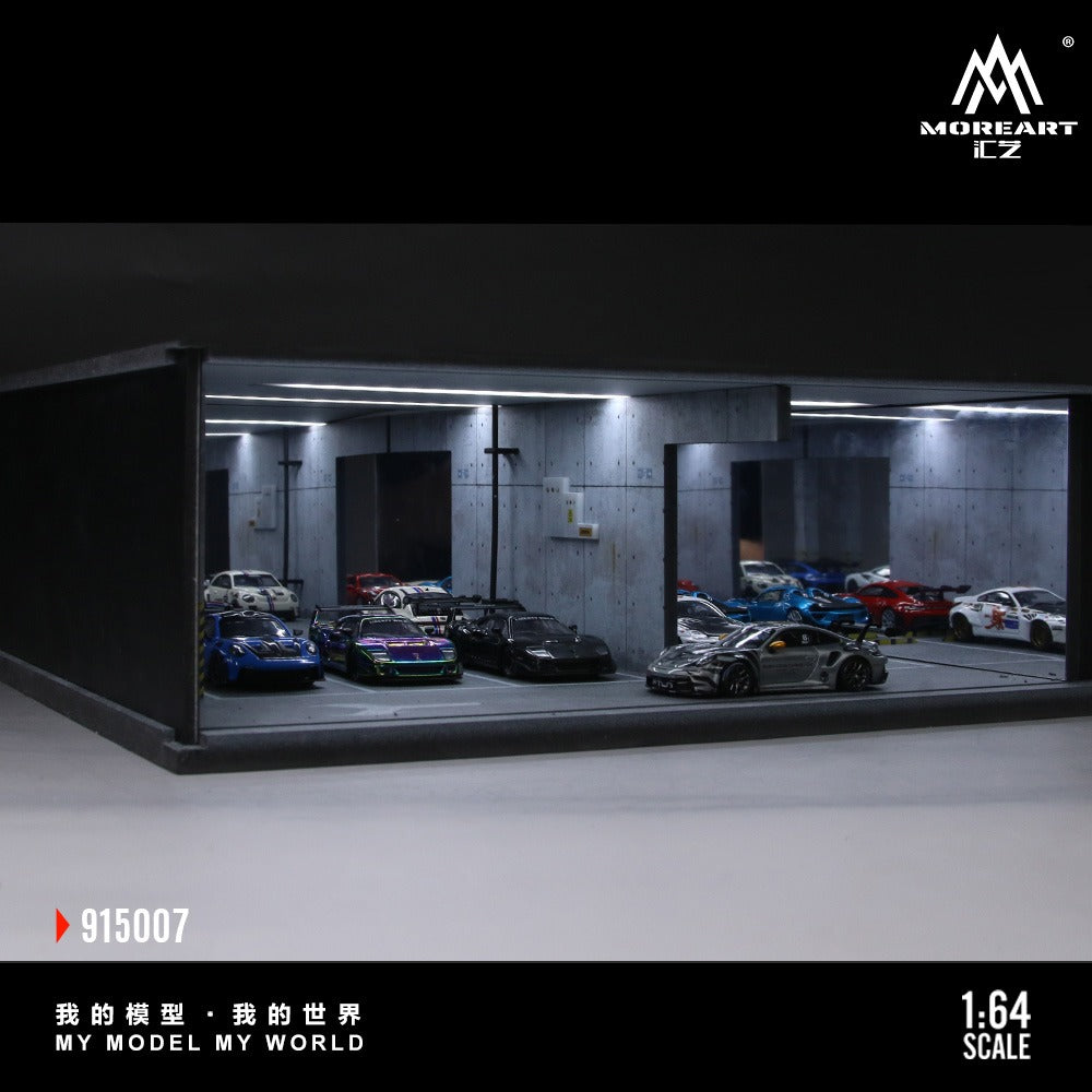 (Pre-Order)(MO915007) Underground Parking Garage Series Lighted Assembly Scene Model