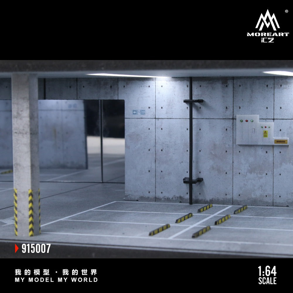 (Pre-Order)(MO915007) Underground Parking Garage Series Lighted Assembly Scene Model