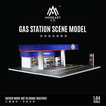 (MO936203) Gulf gas station scene