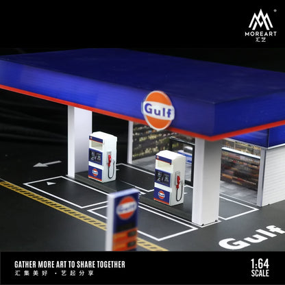(MO936203) Gulf gas station scene