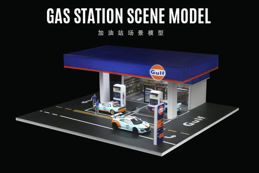 (MO936203) Gulf gas station scene