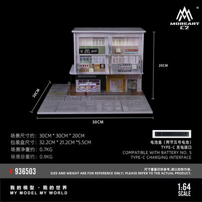 (Pre-Order)(MO936503) Hong Kong Scene - 03 version scene model