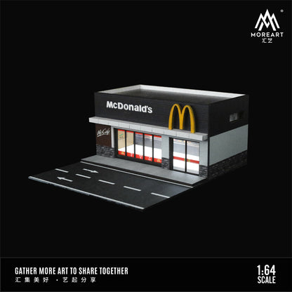 (MO941109) MoreArt 1:64 McDonalds Lighting Integrated scene