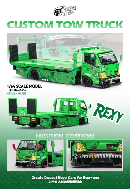 (MT6405A14) Microturbo Custom Hauler - Green Dino (Rexy)