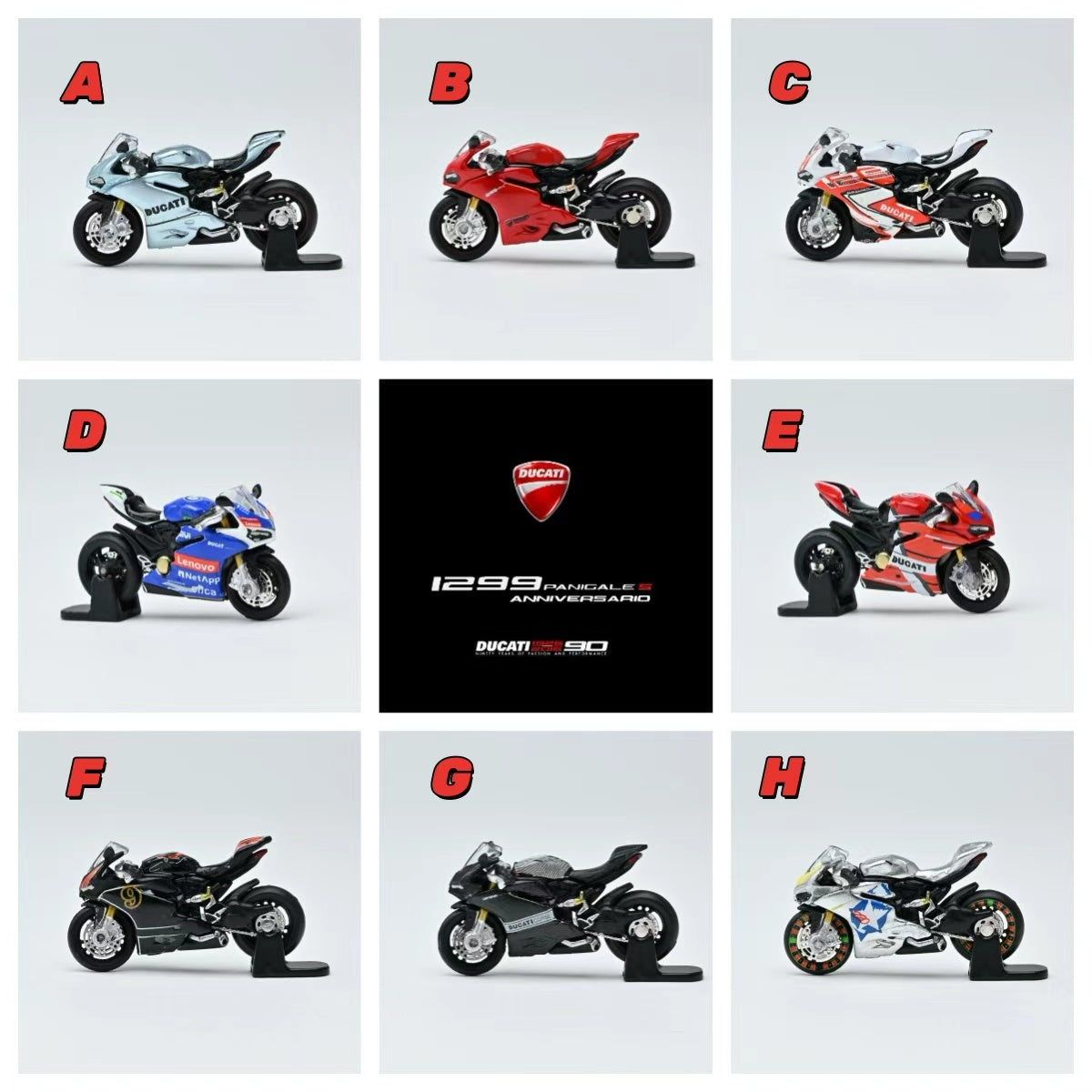 (Pre-Order) MiniBike - Ducati (8 variations)