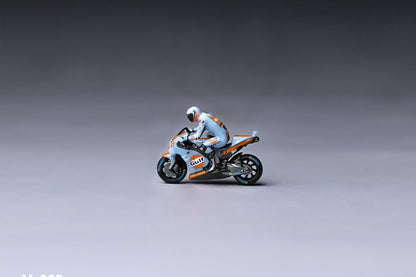 MoreArt 1:64 Ducati 25 Race Motorcycle Figurine Set Resin Model (MO222265) - Side view - 1