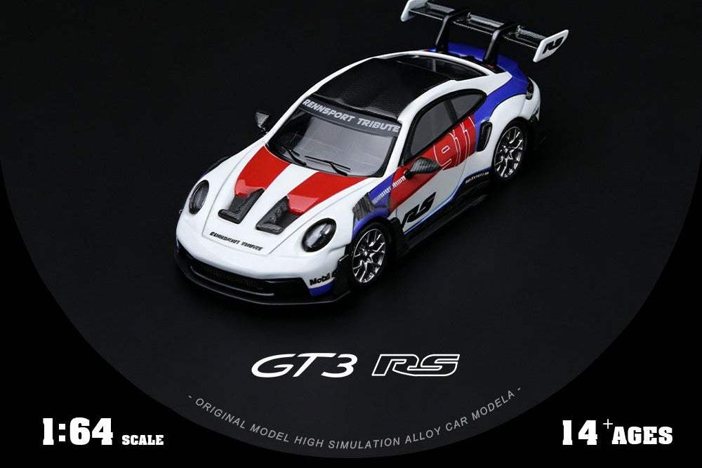 (OM644649) 992 GT3 RS Red and Blue Embroidery - Front View 