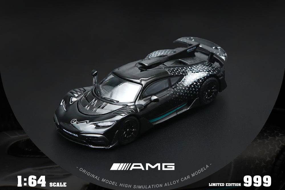 Black AMG model car on a dark background with 'Original Model' branding.