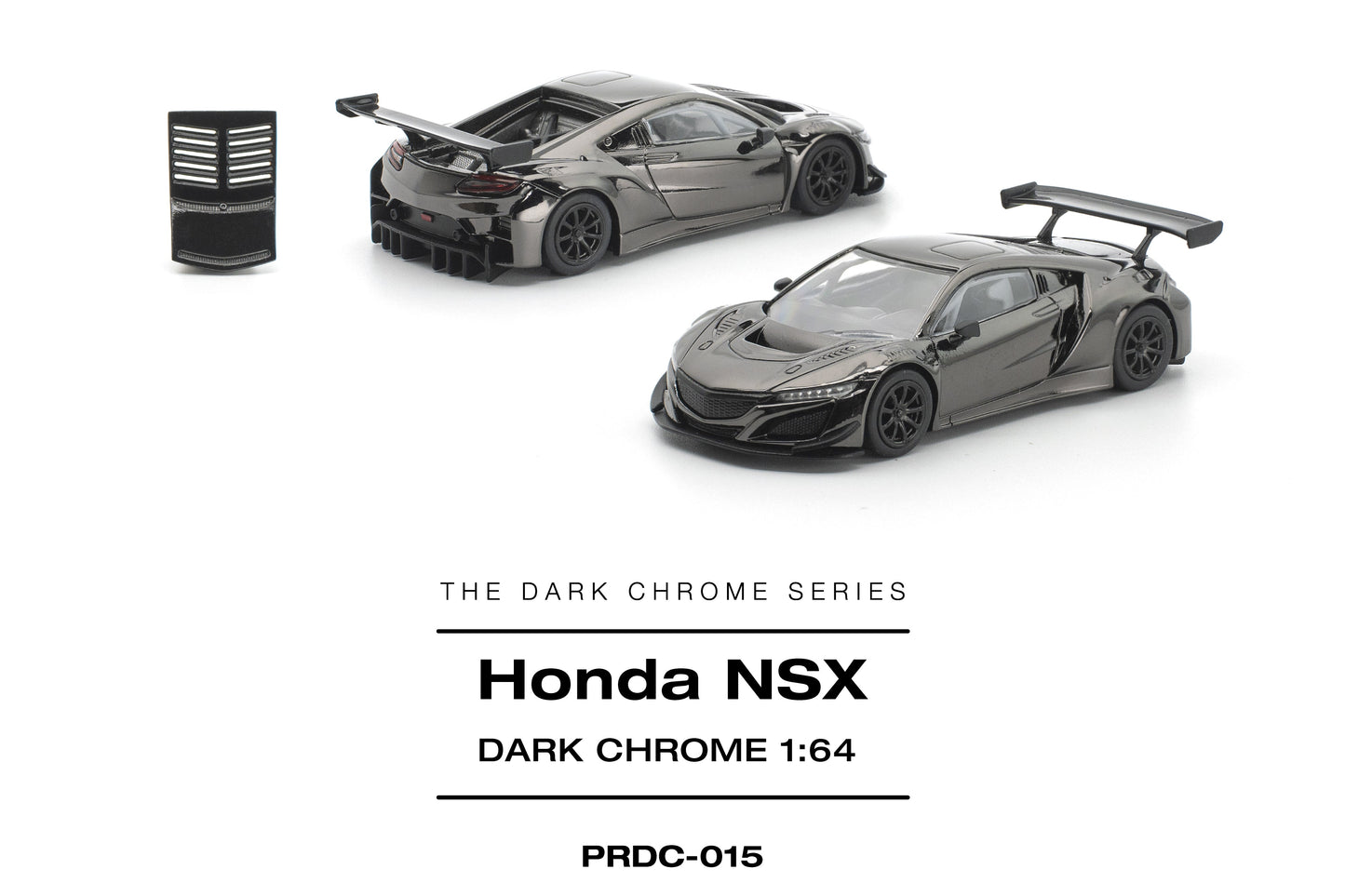 POP RACE 1:64 Honda NSX GT3 EV022 Dark Chrome (PRDC015) - Overview