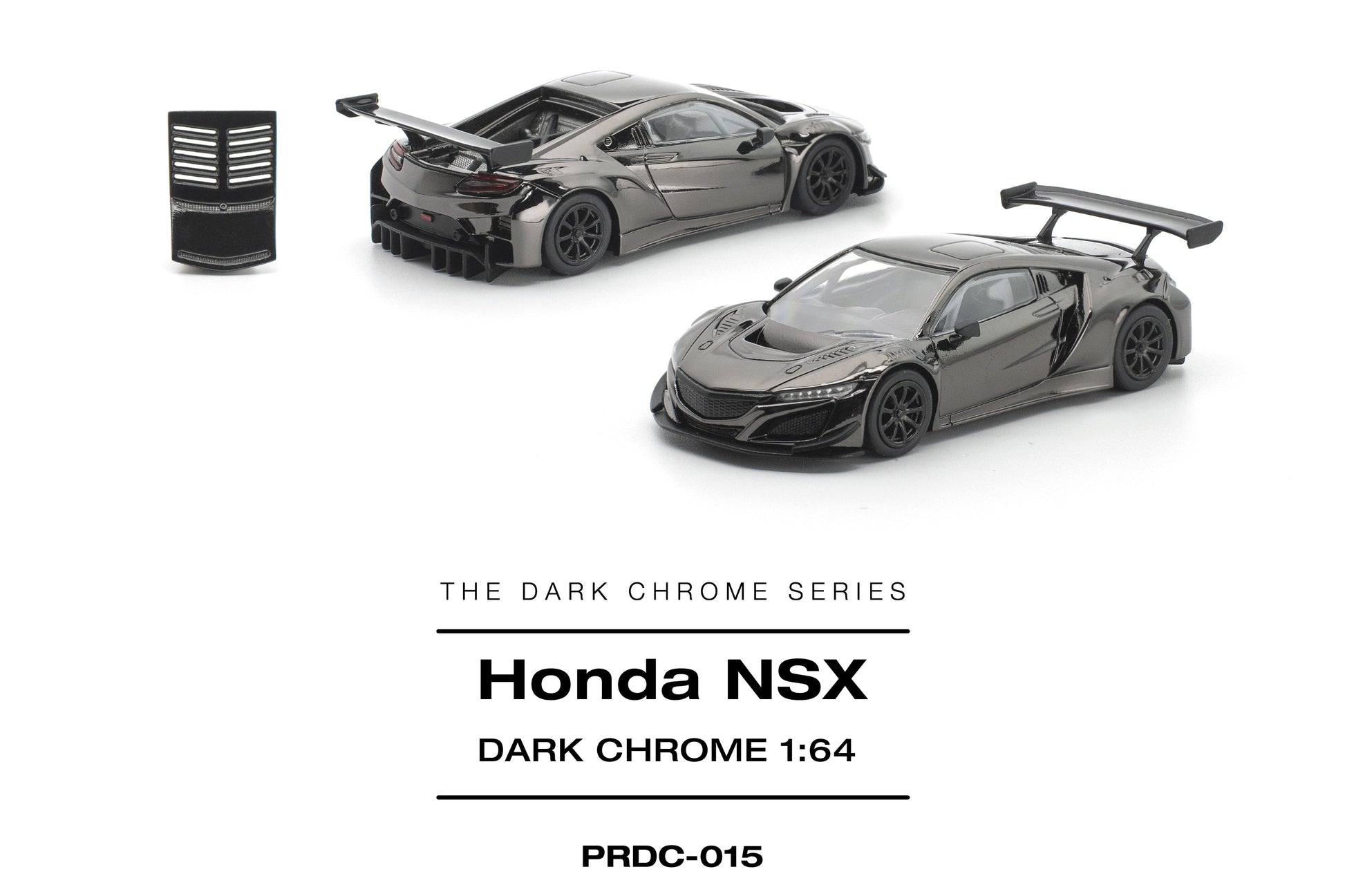 POP RACE 1:64 Honda NSX GT3 EV022 Dark Chrome (PRDC015) - Overview