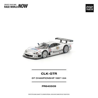 POP RACE 1:64 Mercedes-Benz AMG CLK GTR FIA GT Championship 1997 (PR640509) - Front view