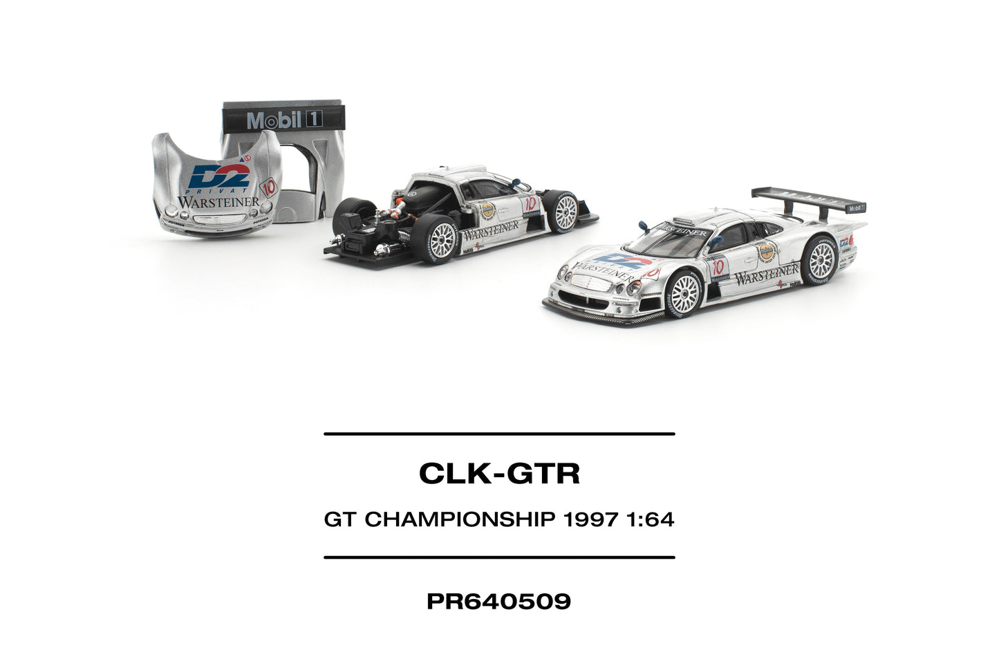 POP RACE 1:64 Mercedes-Benz AMG CLK GTR FIA GT Championship 1997 (PR640509) - Overview