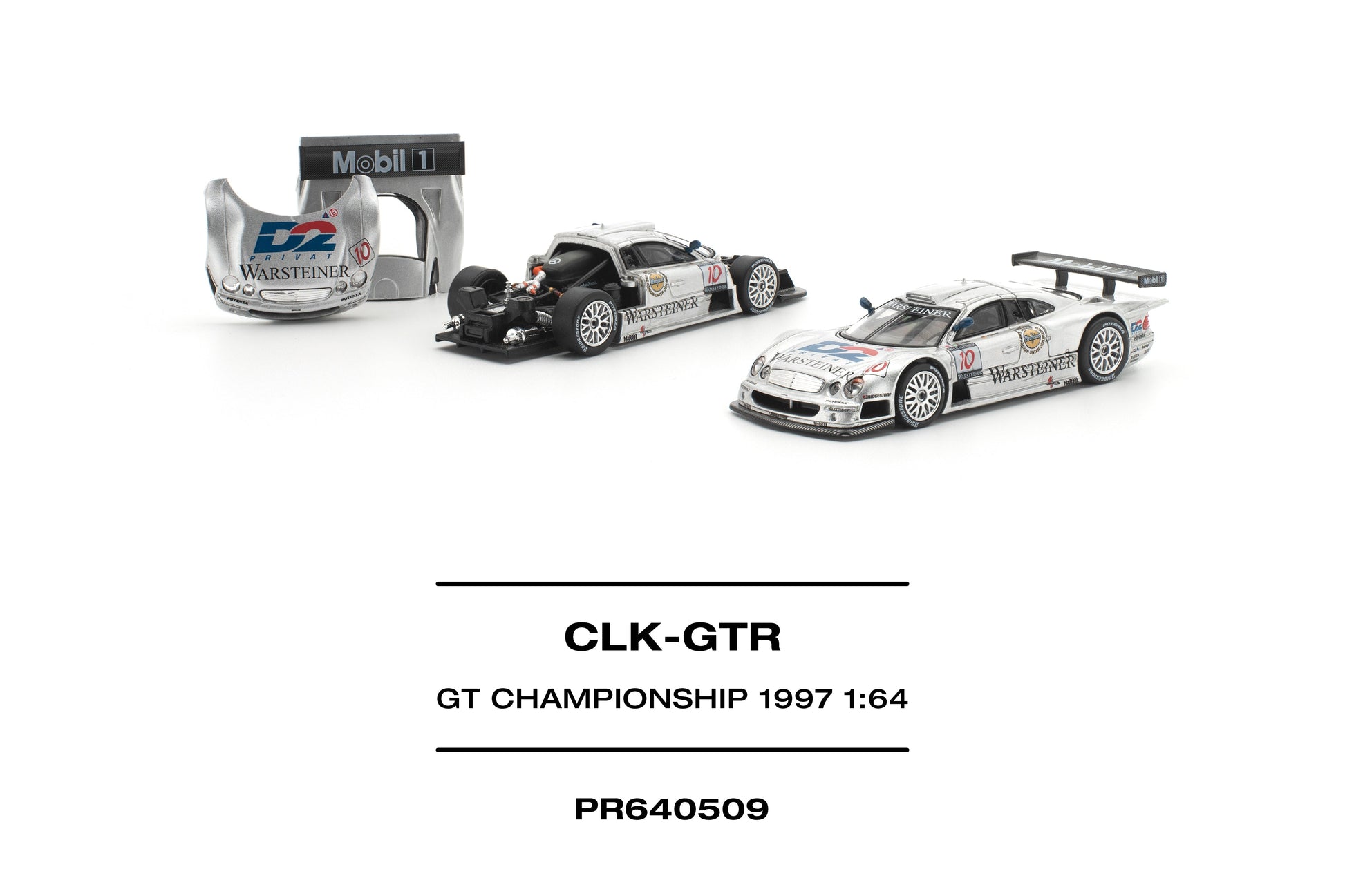 POP RACE 1:64 Mercedes-Benz AMG CLK GTR FIA GT Championship 1997 (PR640509) - Overview
