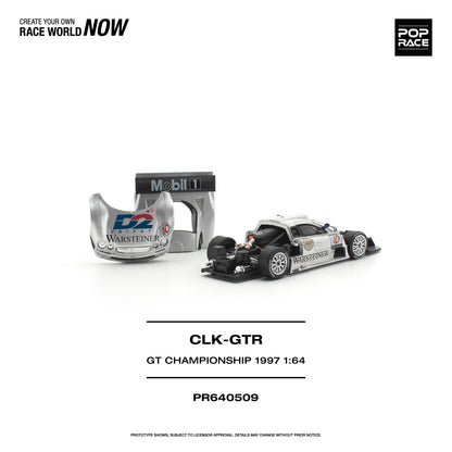 POP RACE 1:64 Mercedes-Benz AMG CLK GTR FIA GT Championship 1997 (PR640509) - Rear view