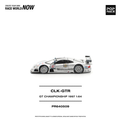 POP RACE 1:64 Mercedes-Benz AMG CLK GTR FIA GT Championship 1997 (PR640509) - Side View - 2