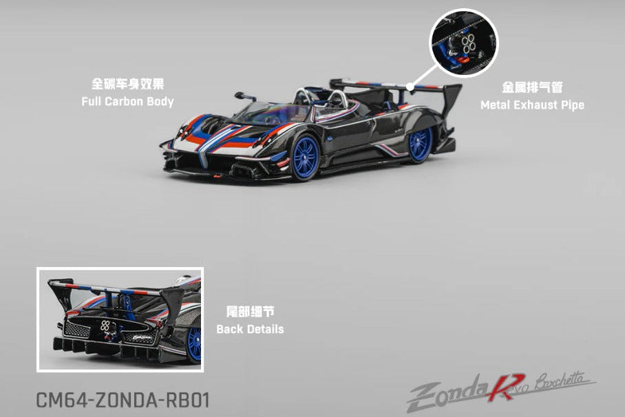 (CM64-ZONDA-RB01) PAGANI ZONDA REVO BARCHETTA CARBON