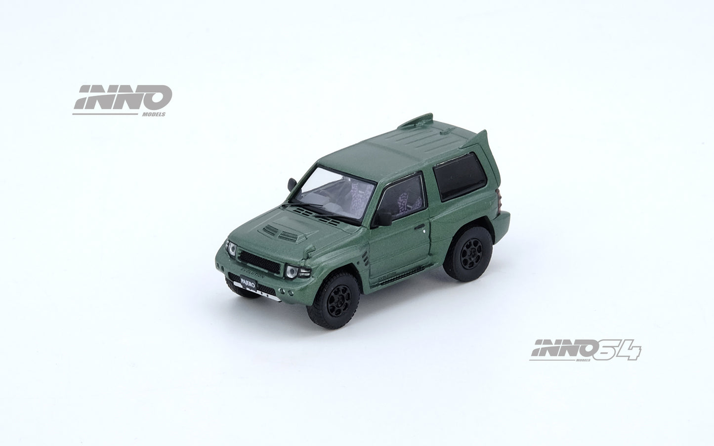 (Pre-Order) (IN64-EVOP-SGRE) MITSUBISHI PAJERO EVOLUTION Satin Green