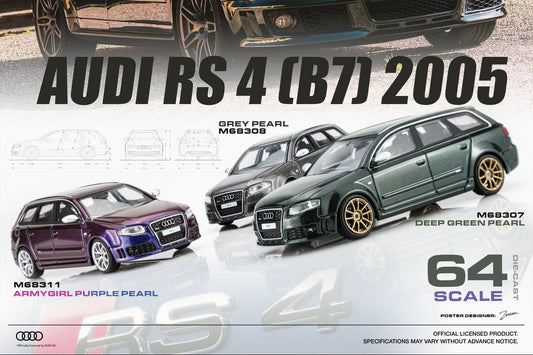 (Pre-Order) Motorhelix - Audi RS4 (B7) 2005 (3 Variants)