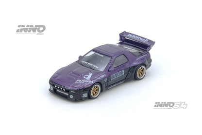 (Pre-Order) (IN64-RX7FCP-PB) MAZDA RX7 (FC3S) "PANDEM ROCKET BUNNY" Purple