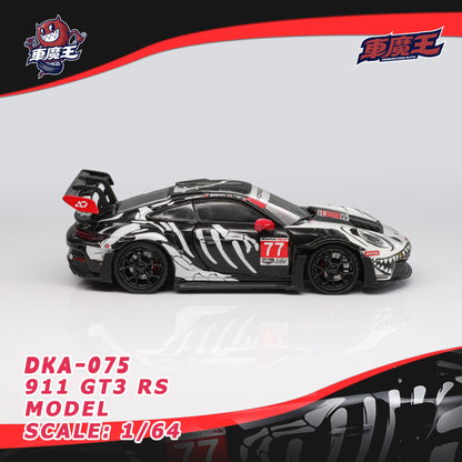 (Pre-Order) (DKA-075) Demon King - Porsche 911 GT3 RS - Petit Le Mans (Skeleton Rexy Livery)