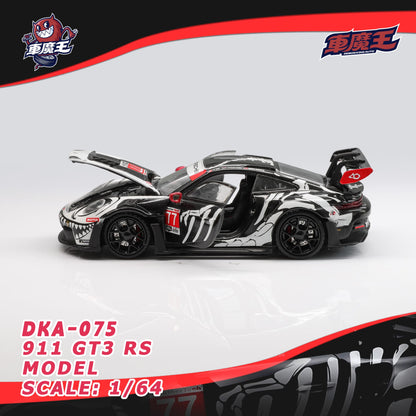 (Pre-Order) (DKA-075) Demon King - Porsche 911 GT3 RS - Petit Le Mans (Skeleton Rexy Livery)