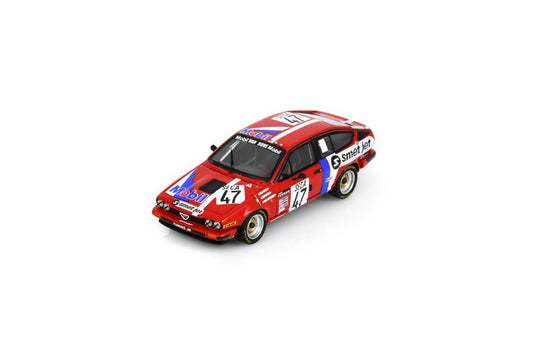 (Pre-Order) (SB543) Alfa Romeo GTV 6 No.47 24H Spa 1982 (RESIN)