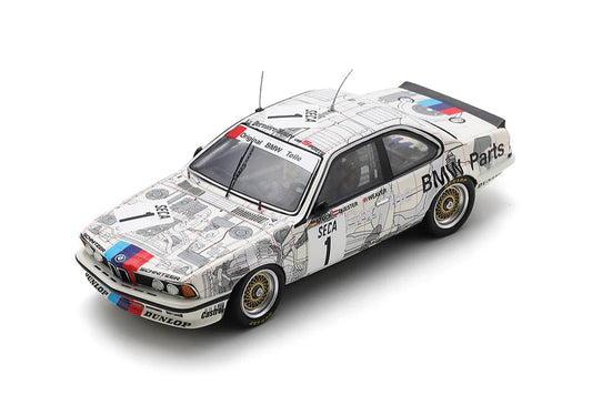 (Pre-Order) (SB658) 1:43 BMW 635 Csi No.1 24H Spa 1984 (RESIN)